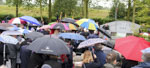 Normandy Veterans gather at the memorial